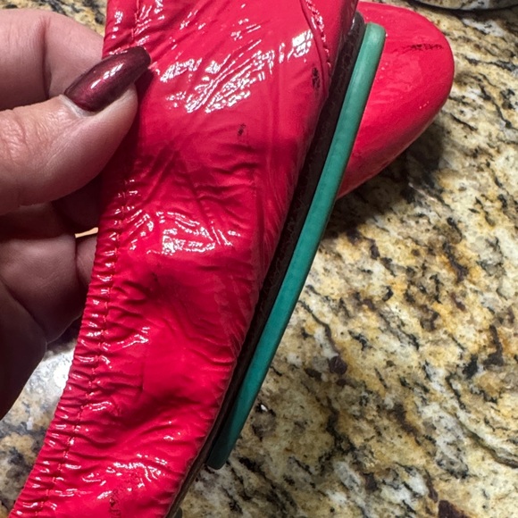 Tieks Vibrant Pink Women's Flats - Picture 3 of 9